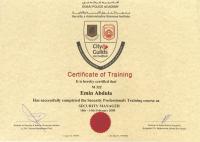 Security Manager Certificate